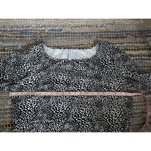 Piphany Boutique Women's L Animal Print Babydoll Tunic/Mini Dress Stretch - Picture 5 of 6